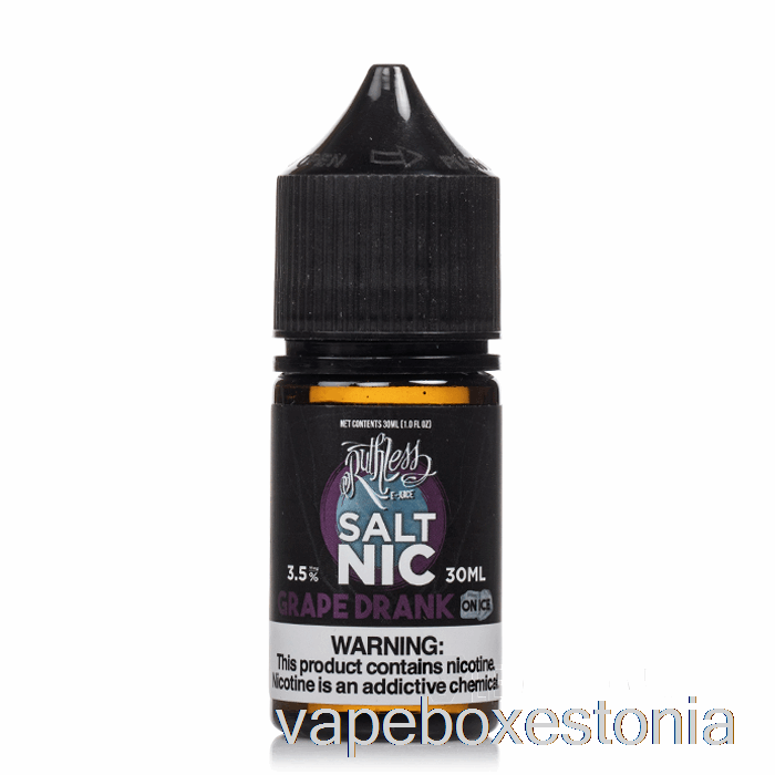 Vape Box Estonia Jääl Joonud Viinamari - Halastamatu Sool - 30ml 10mg